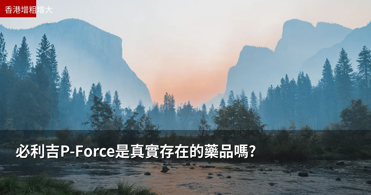 必利吉P-Force是真實存在的藥品嗎?